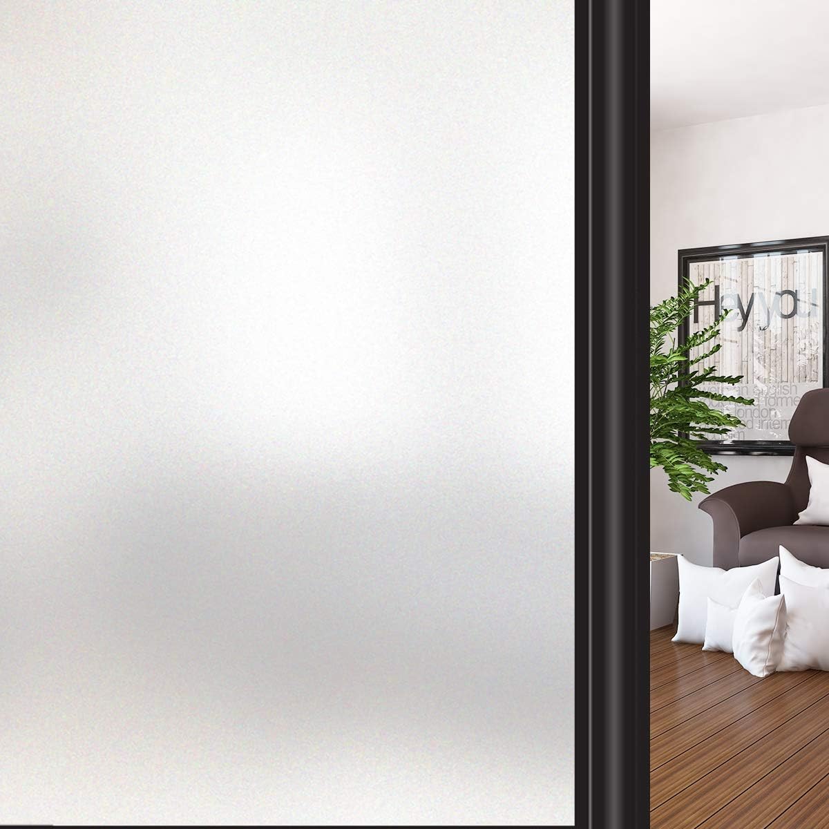 Home Bathroom Window Tint - Película de Privacidad para Ventanas, Esmerilada,