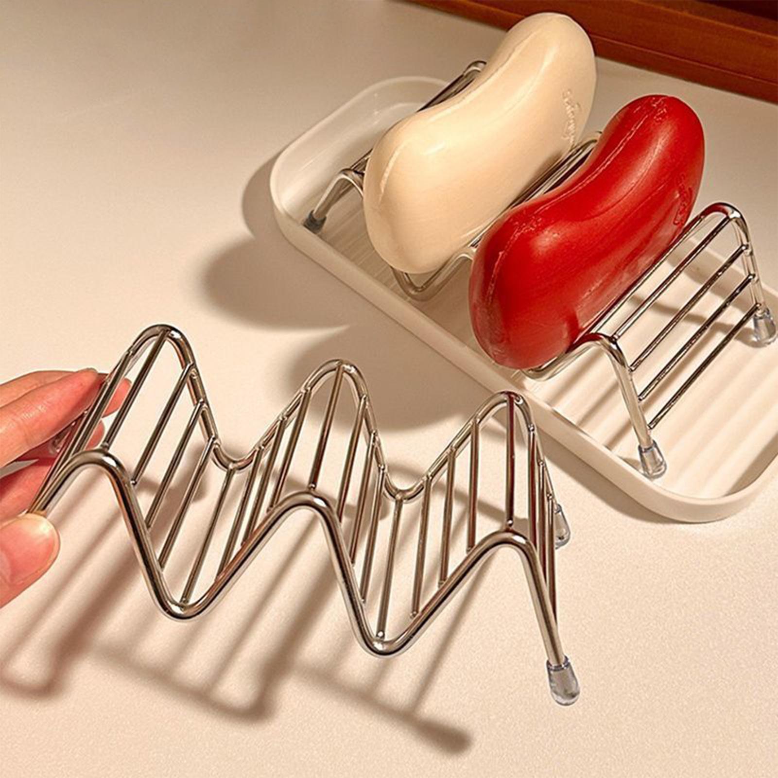 Home Bathroom Shelf - Soporte de jabón de acero inoxidable,