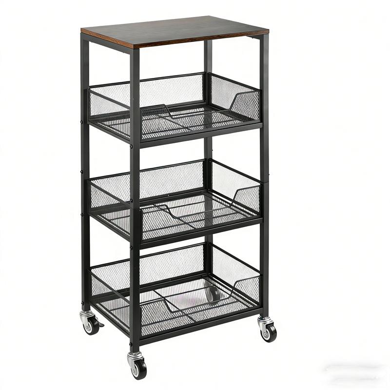 Carrito de almacenamiento de 3 - Home Bathroom Shelf reseña y precio