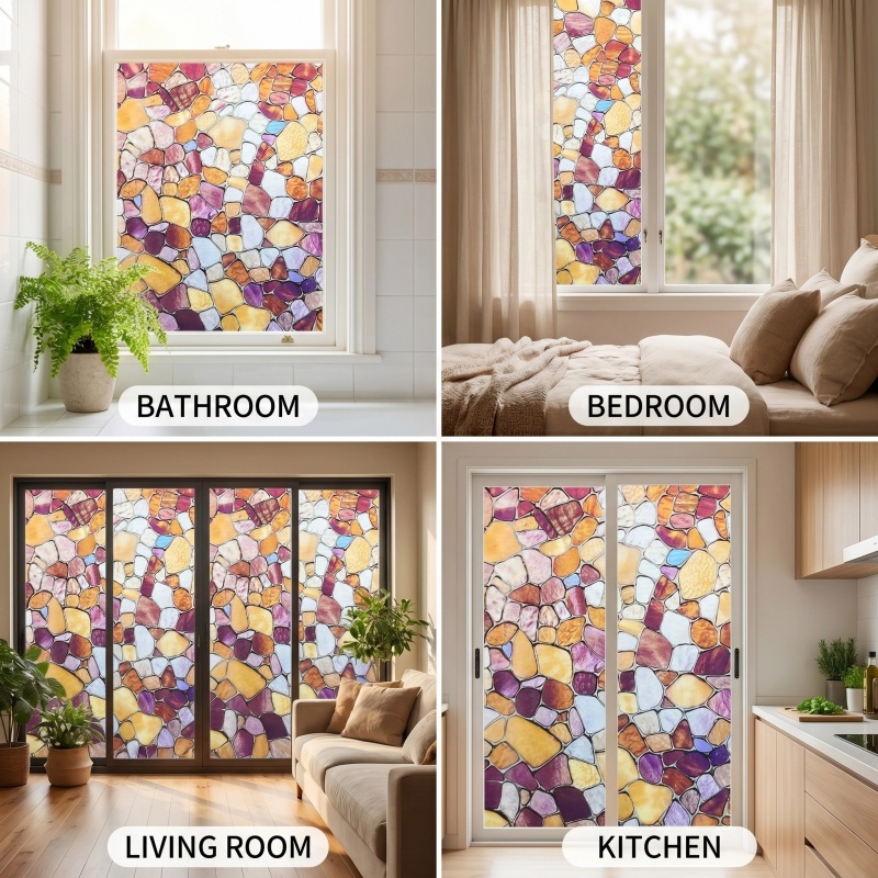    Película para ventanas, vi - Home Bathroom Window Tint reseña y precio