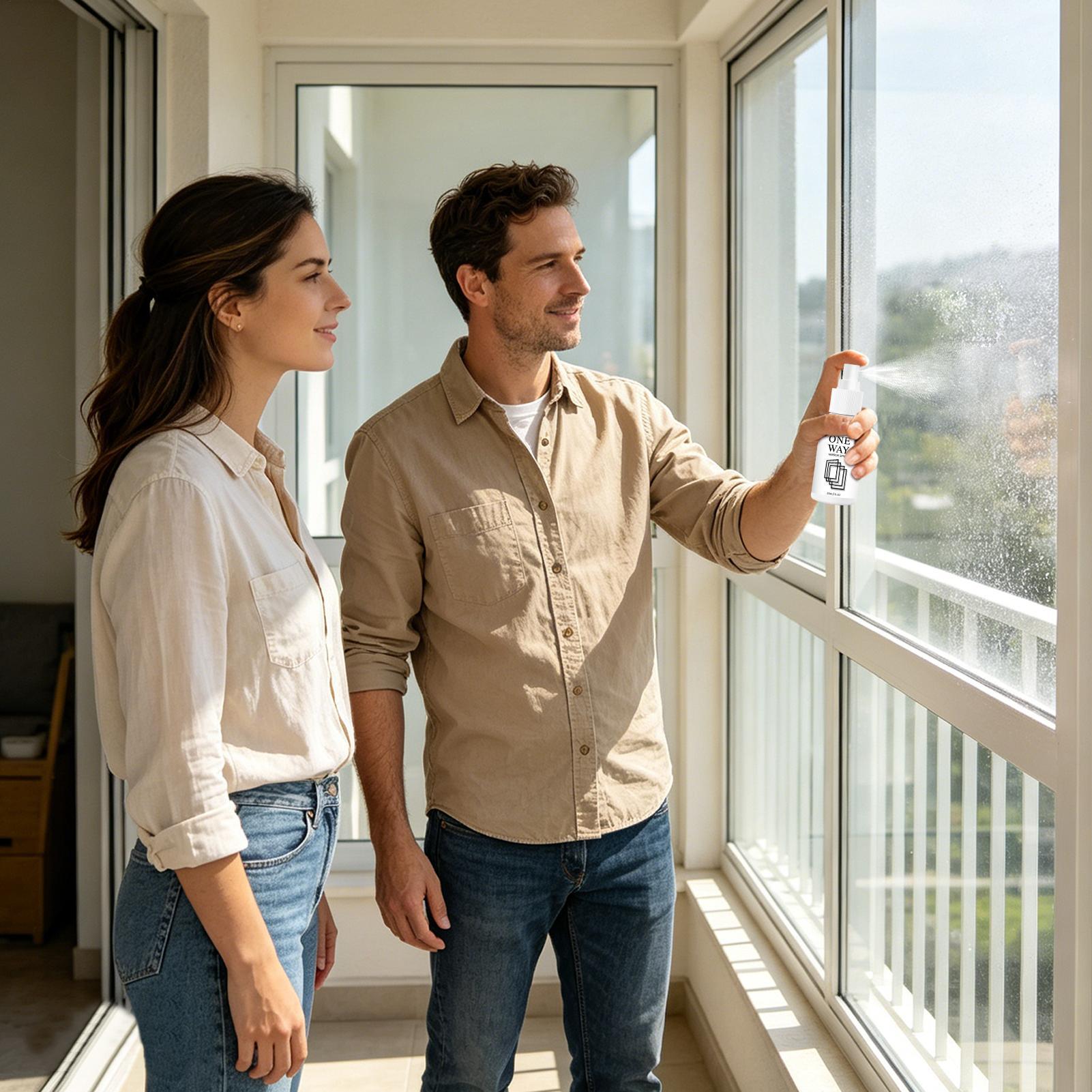 Spray Limpiador de Vidrios con - Home Bathroom Window Tint reseña y precio