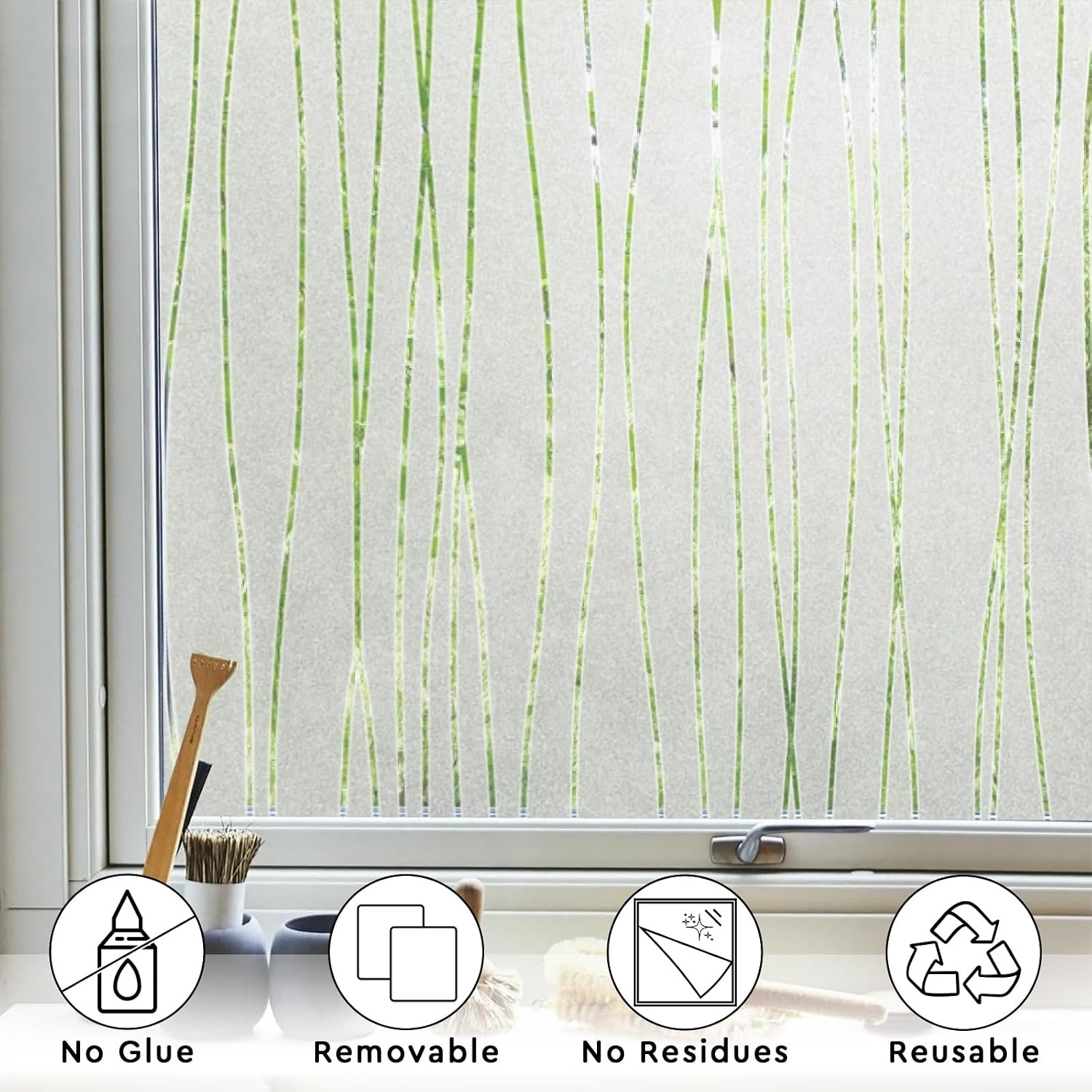 Película de Privacidad para Ve - Home Bathroom Window Tint reseña y precio