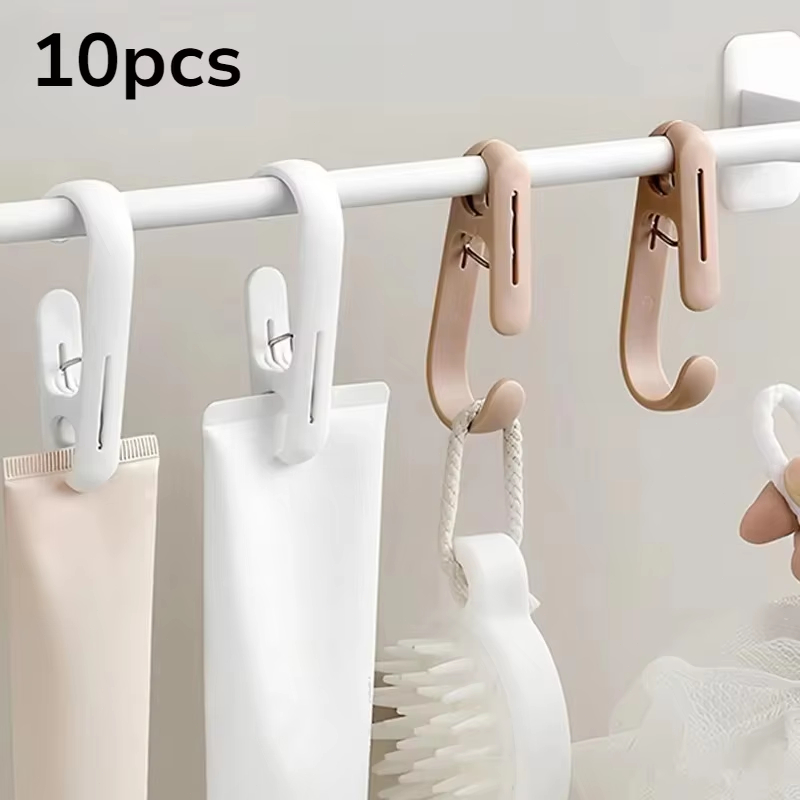 10 Uds. Ganchos de plástico po - Home Bathroom Towels reseña y precio
