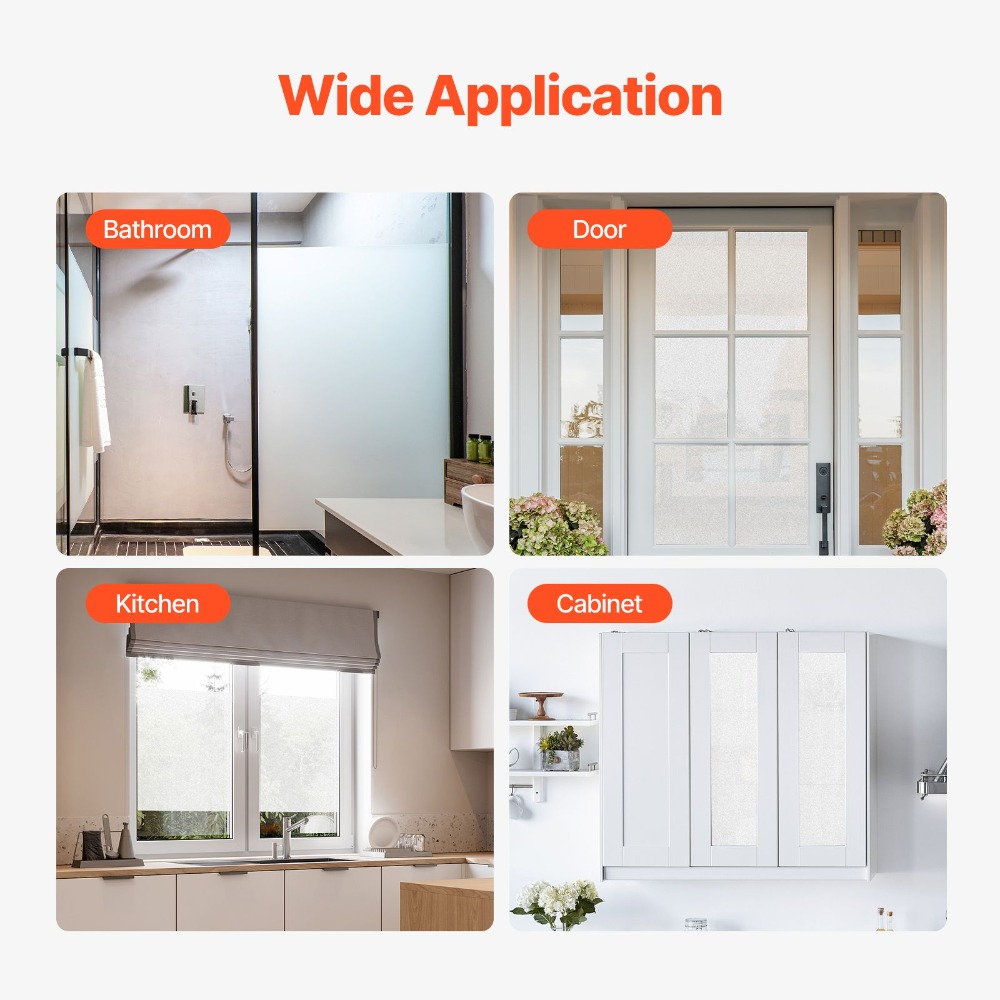 Película de privacidad para ve - Home Bathroom Window Tint reseña y precio