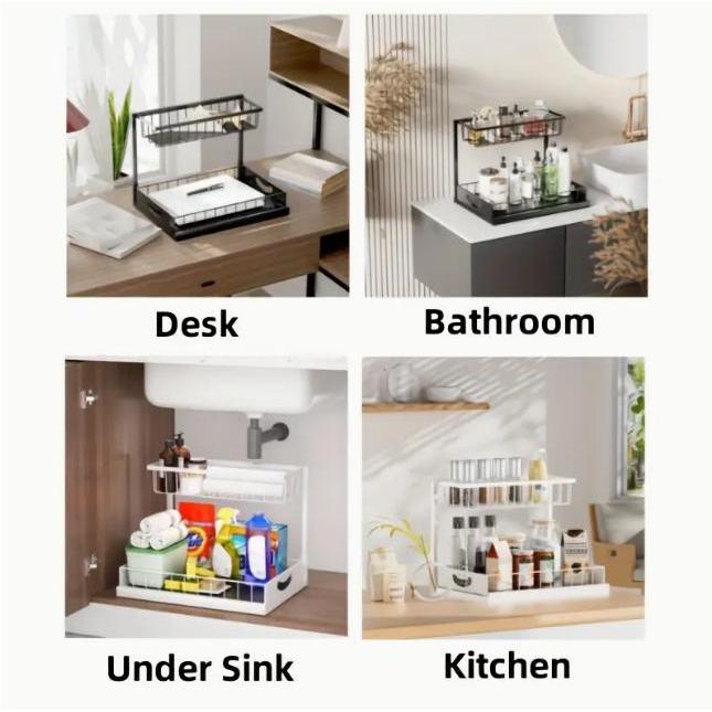 Organizador de Gabinete Extraí - Home Bathroom Shelf reseña y precio