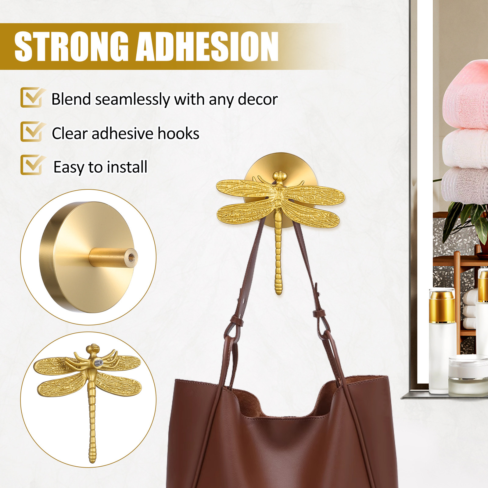 Gancho de pared para abrigos,  - Home Bathroom Towels reseña y precio