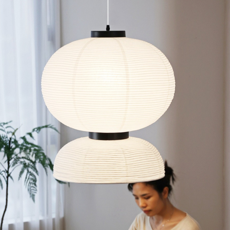 Lámpara Colgante LED de Papel  - Japanese Home Bathroom Design reseña y precio