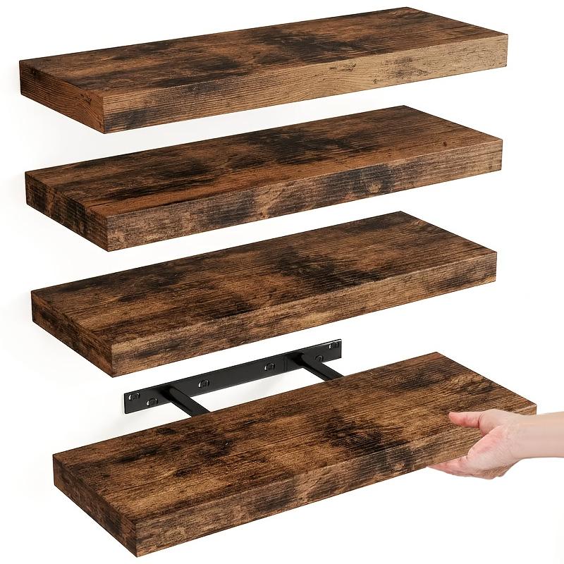 4 estantes flotantes de pared, - Home Bathroom Shelf reseña y precio