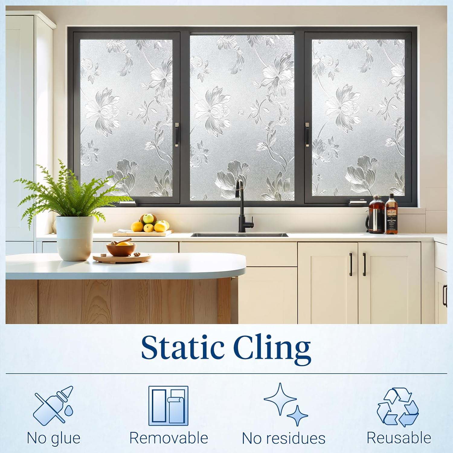 Película Decorativa para Venta - Home Bathroom Window Tint reseña y precio